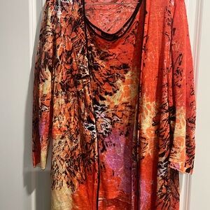 NIC+ZOE Patterned Sweater Set